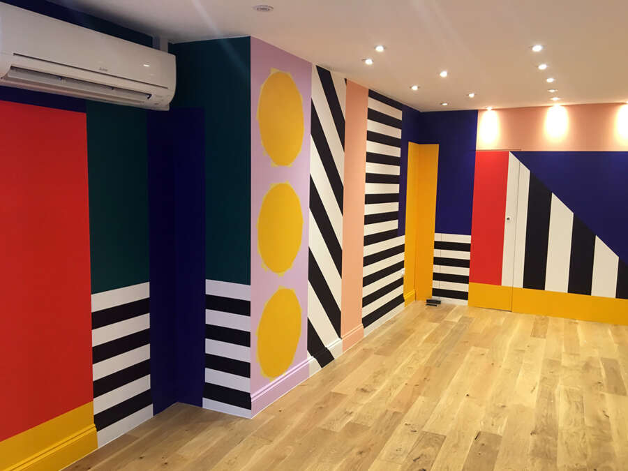 Walala Lounge - Interior Mural for Camille Walala - Absolutely Studio