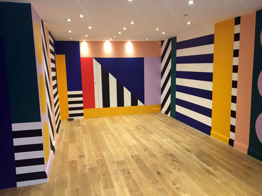 Walala Lounge - Interior Mural for Camille Walala - Absolutely Studio