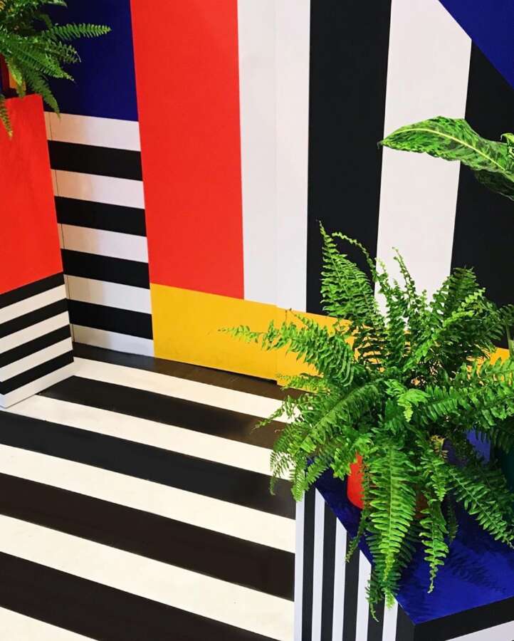 Walala Lounge - Interior Mural for Camille Walala - Absolutely Studio