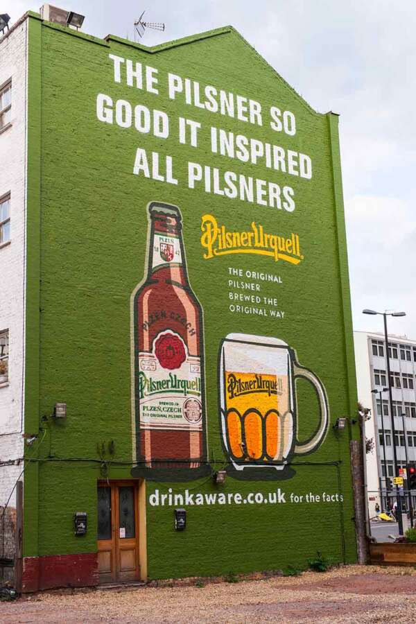 Absolutely - Pilsner Mural Clerkenwell full