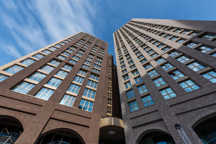 Vita Student Lewisham Exchange towers in London student accommodation development